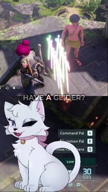 When you forget your glider in Palworld | Lowlight