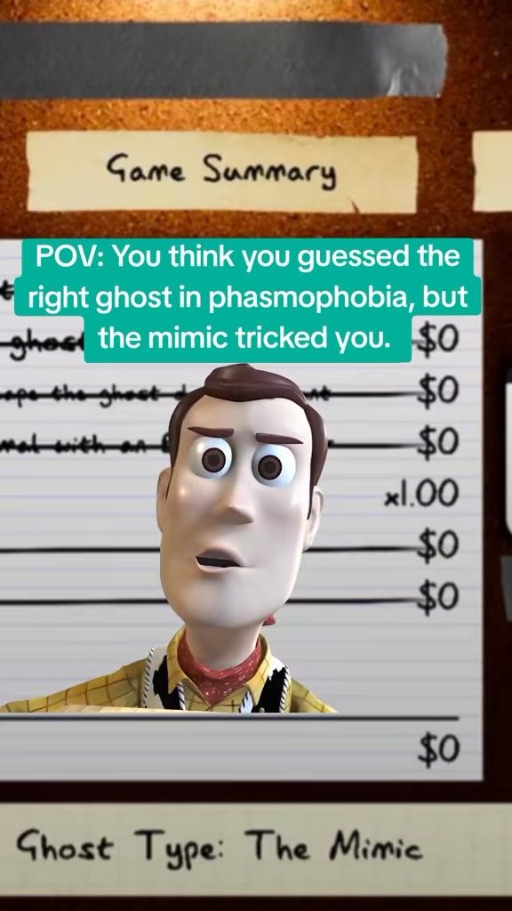 Who else plays phasmo and has been fooled by the mimic?? #phasmophobia | Lowlight