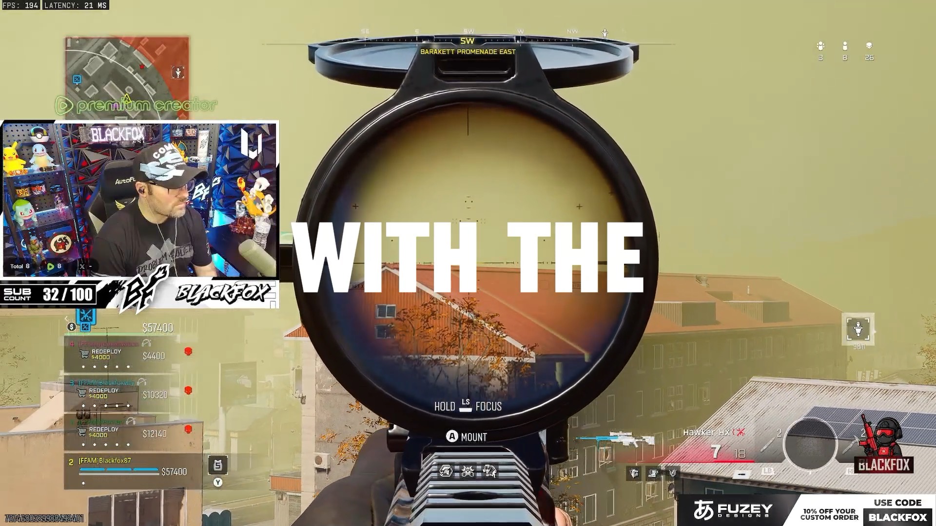 A Quick Foxy Sniper Montage. | Lowlight