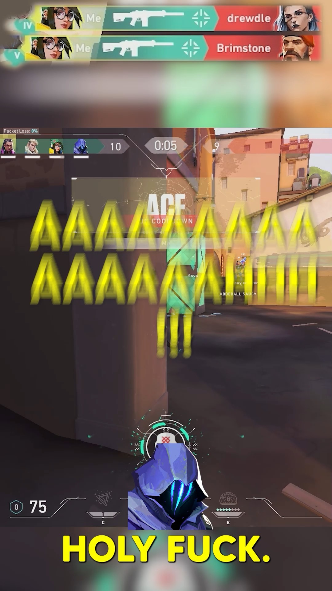 One of the fastest 1v5s in Valorant from a sentinel player you’ll ever see! 🔥😱 | Lowlight