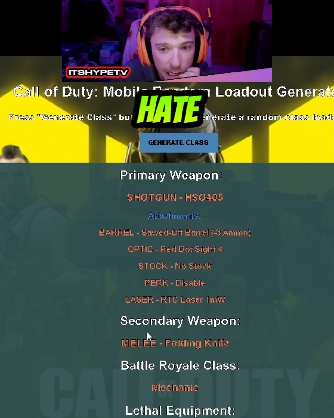 Random Class Generator!👀 | Lowlight
