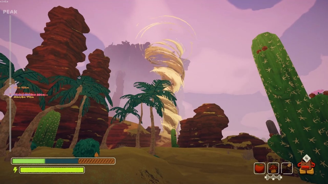 First time on the Mesa biome in Peak: “Desert map… should be simple” 5 seconds… | Lowlight