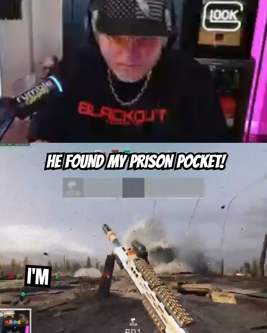 He found my prison pocket! | Lowlight