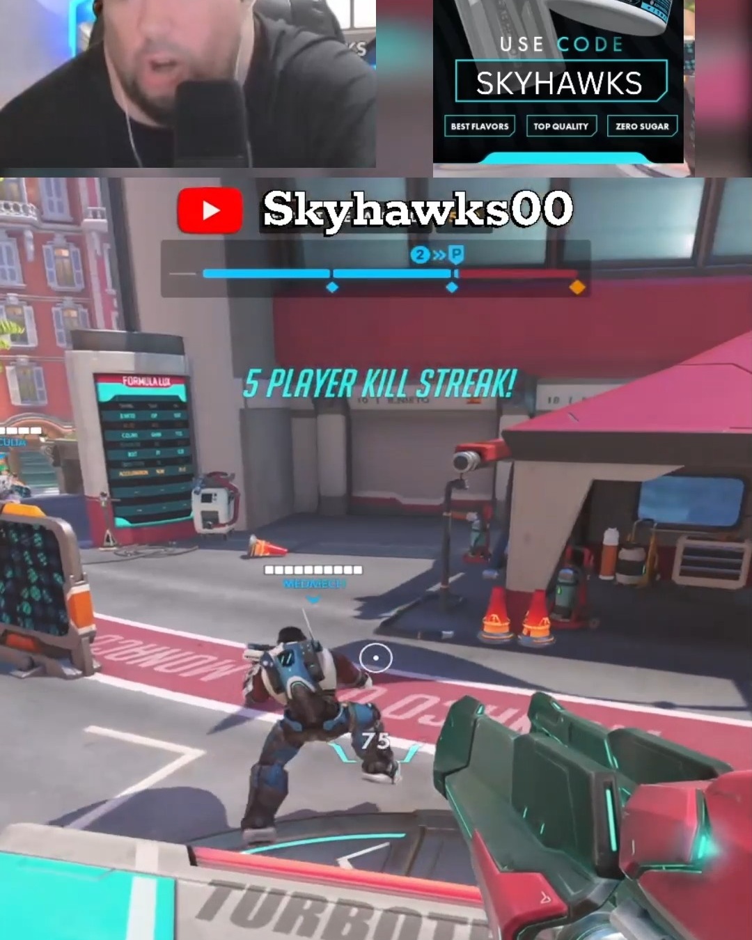 A Lousy 5 Player Kill Streak on Overwatch! | Lowlight