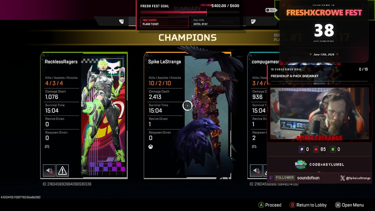 New Season Apex Win | Lowlight