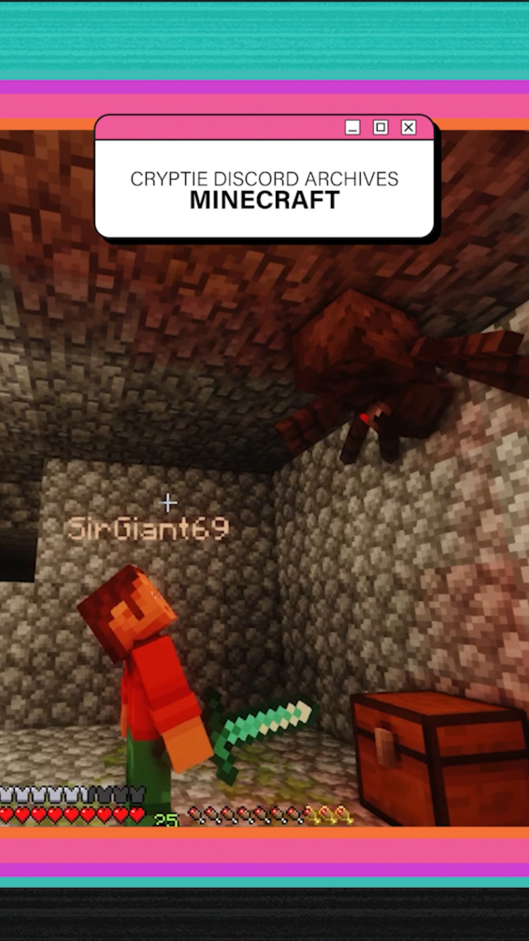 mining with arachnophobe | Lowlight