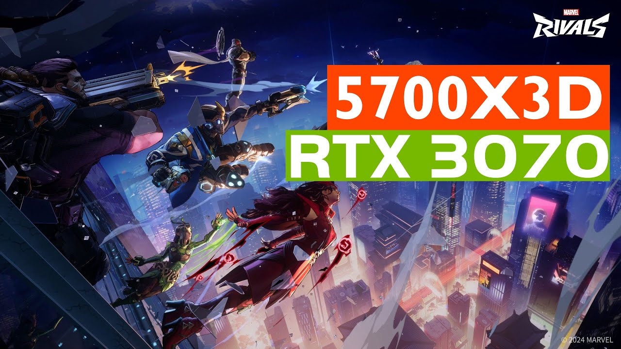 Marvel Rival 5700x3d & RTX 3070 Undervolted | Lowlight
