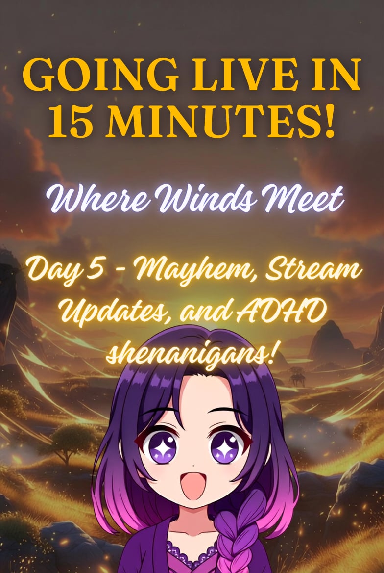 Going live in 15 minutes! 🌬️🐱 | Lowlight