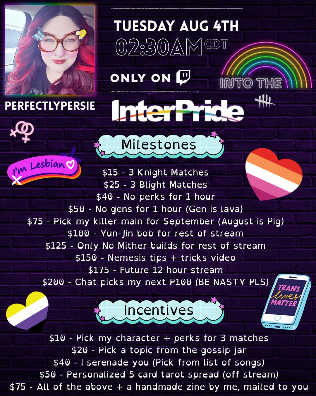 I'm so excited to be part of the Into the Rainbow Pride Raid Train! 💖 | Lowlight