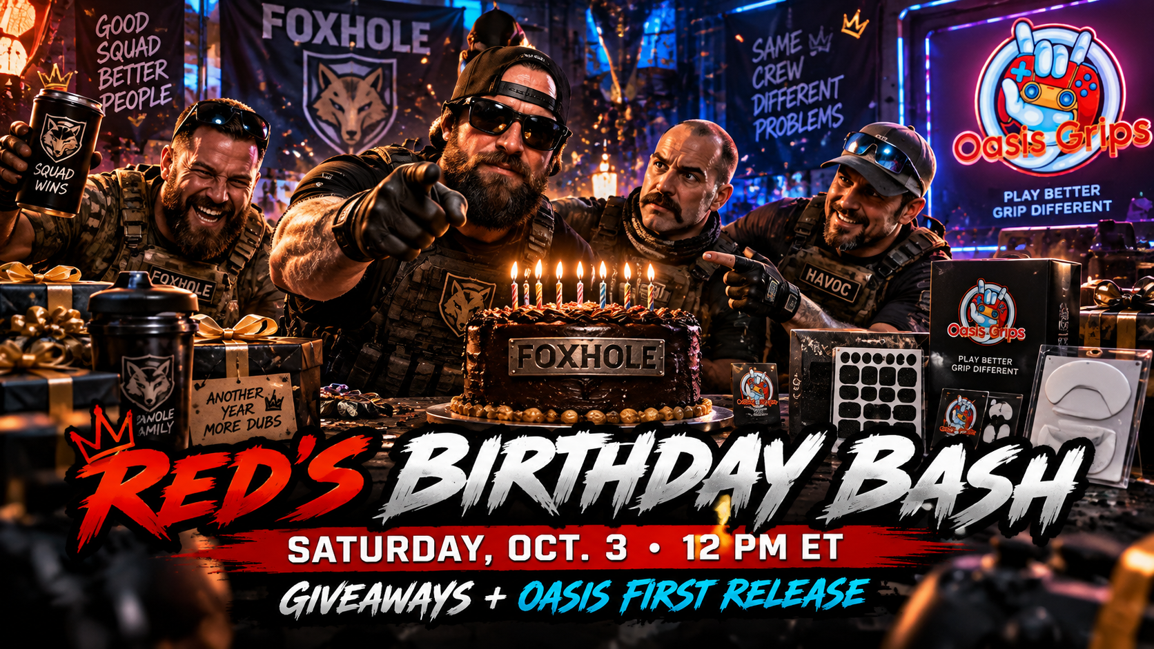 Alright Foxhole — Sunday is my birthday, so we’re turning up today! | Lowlight