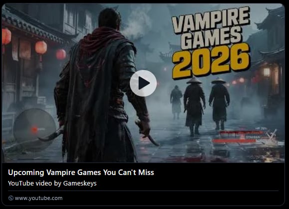 Upcoming Vampire Games You Can't Miss | Lowlight