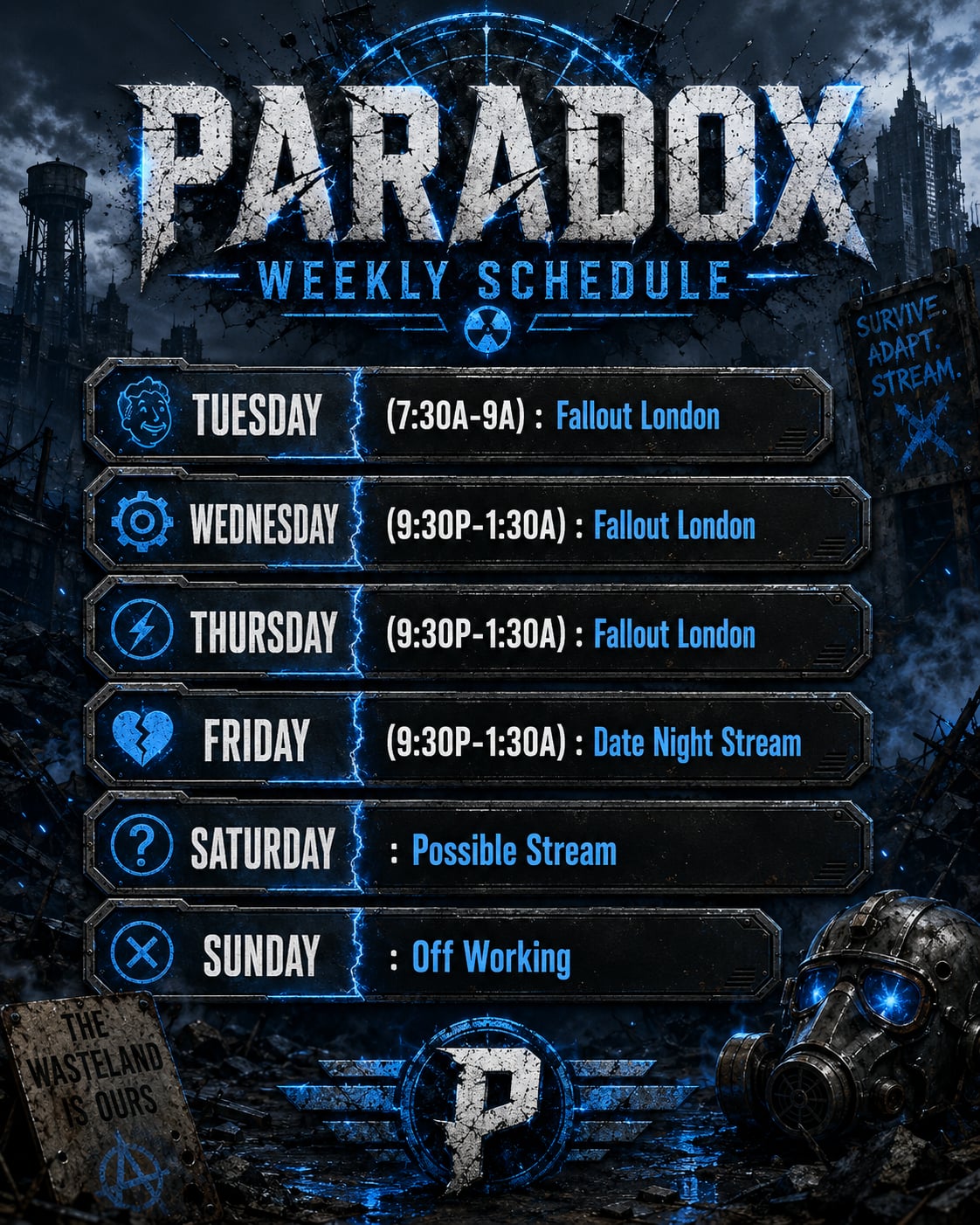 📅 Schedule (08/18 - 08/23) | Lowlight