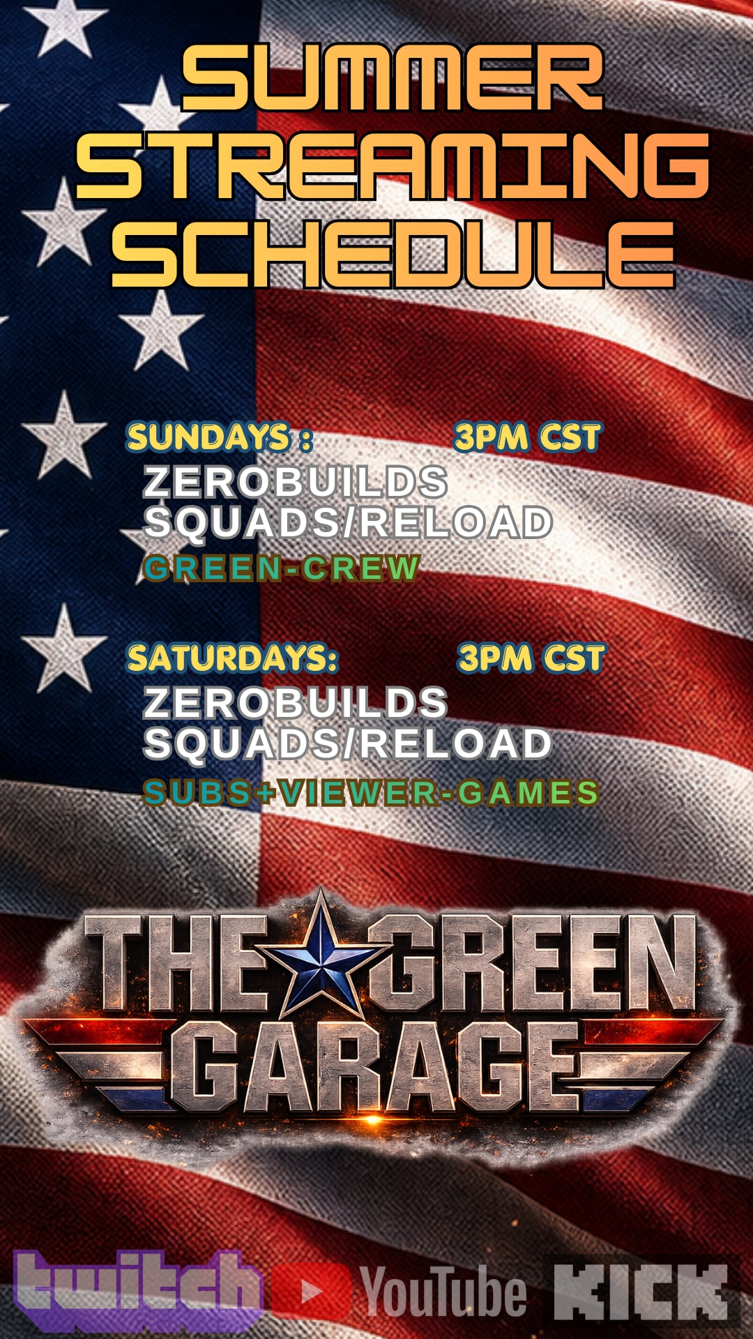 Welcome to THEGREENGARAGE! Father, Son, and Wife are uniting on Twitch to conqu… | Lowlight