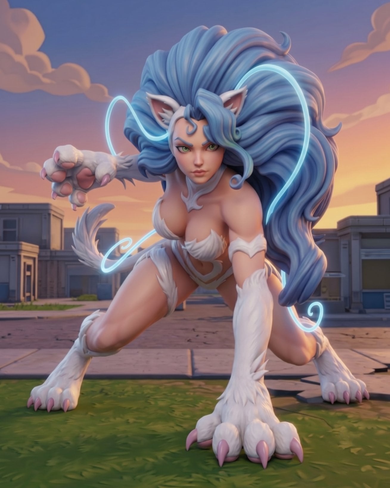 🐾 Hey @EpicGames, it's time to bring #Felicia from Darkstalkers to the Island! | Lowlight