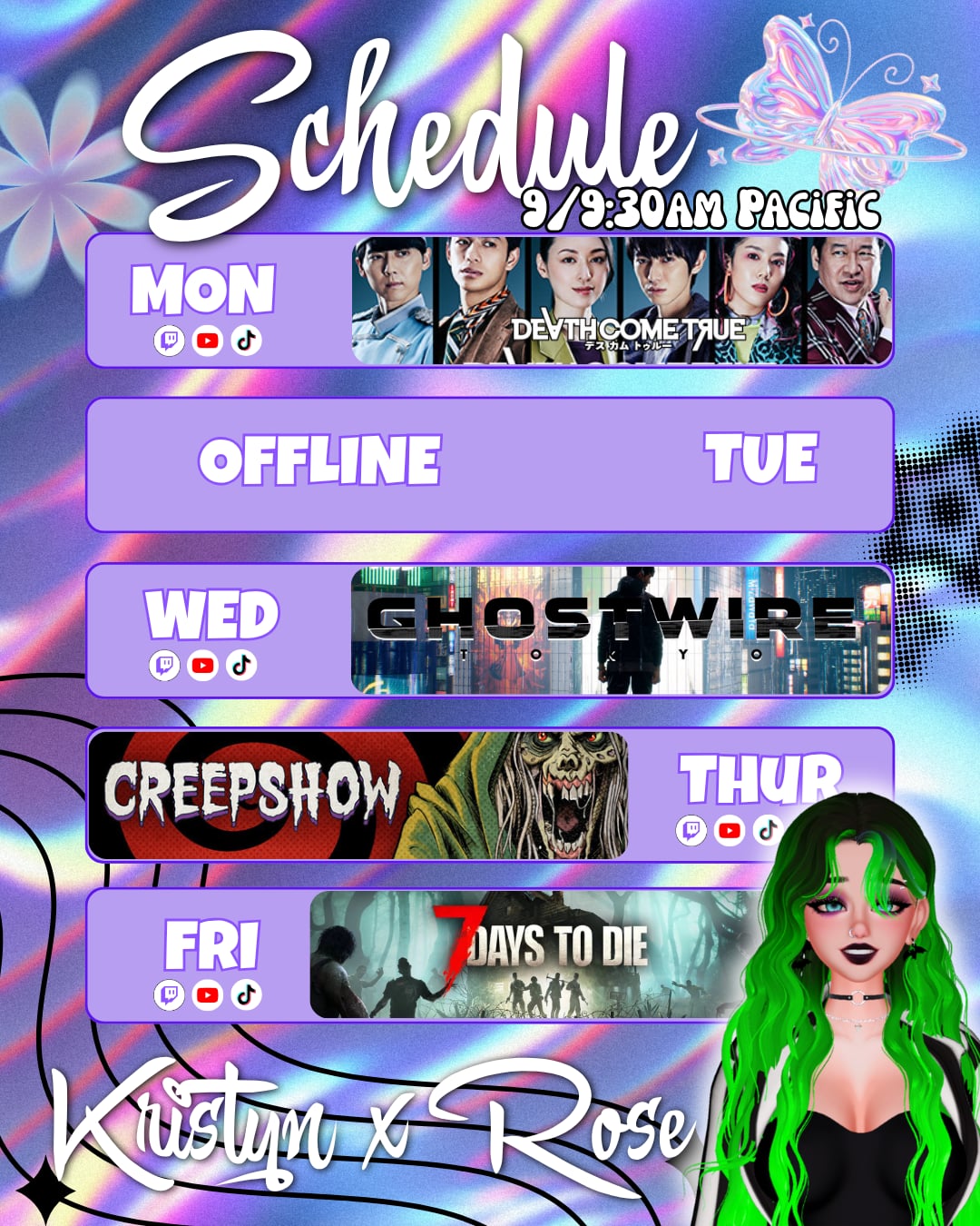 ✨ STREAM SCHEDULE ✨ | Lowlight