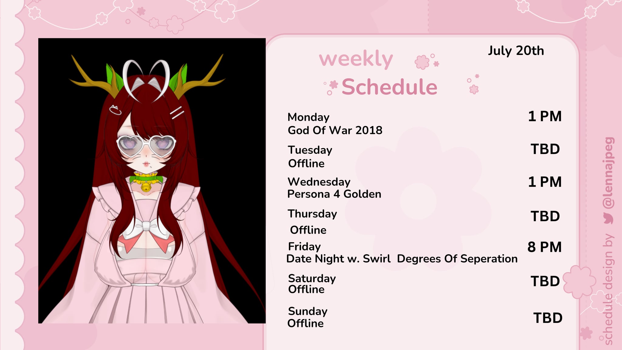 stream schedule | Lowlight
