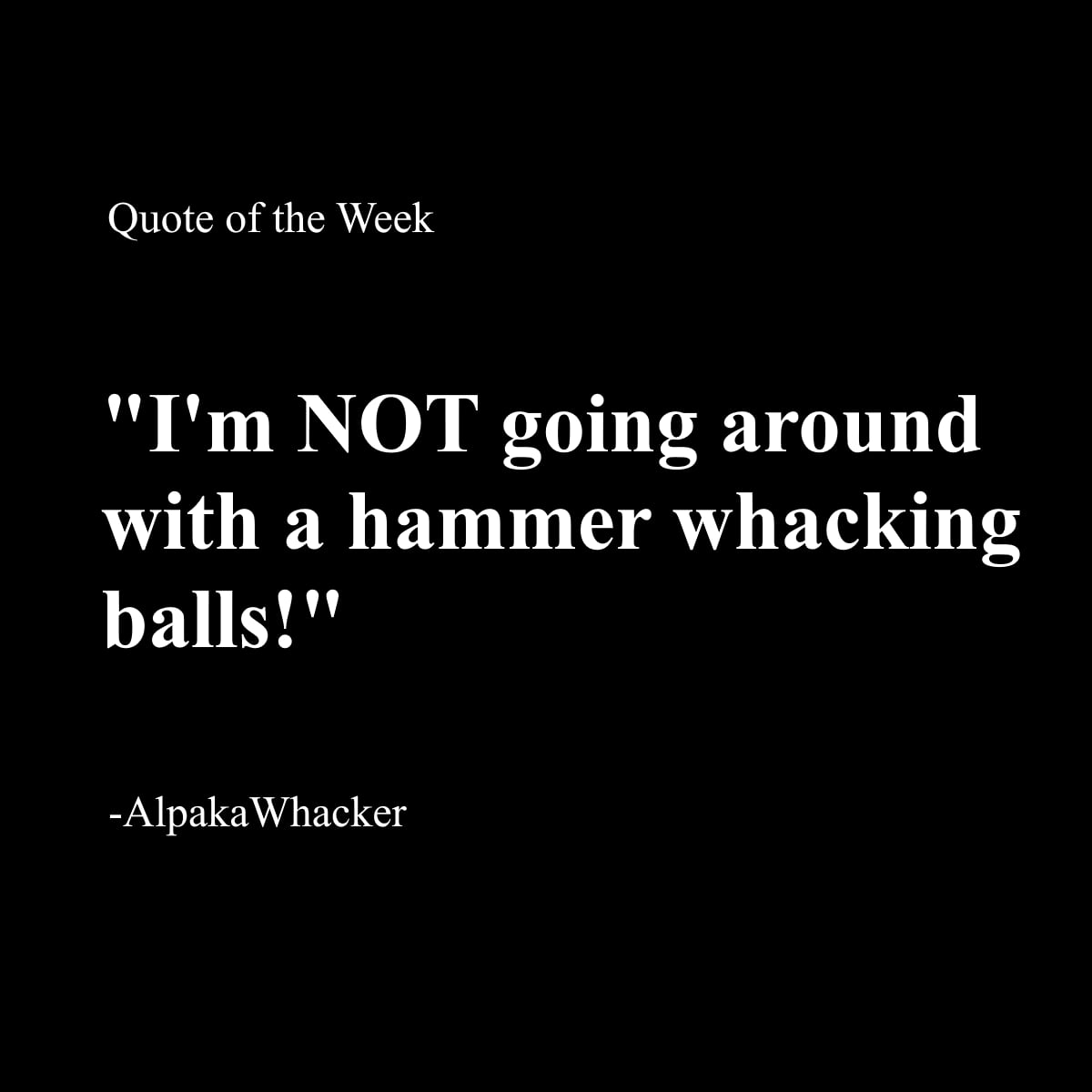 Quote of the Week | Lowlight