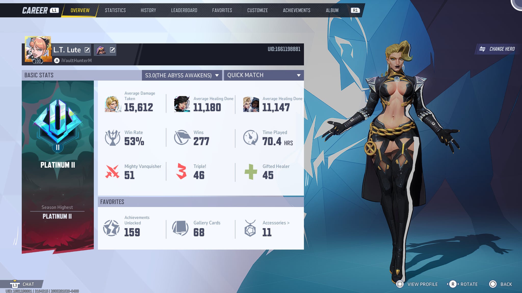 S3 ‘The Abyss Awakens’ stats | Lowlight