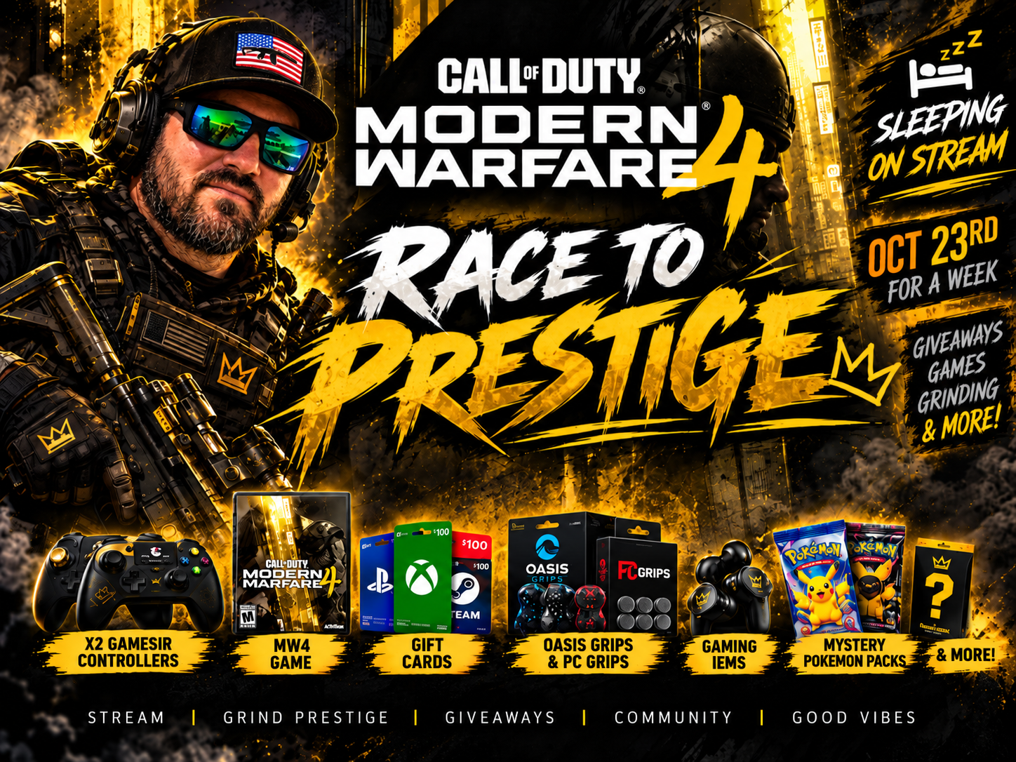 RACE TO PRESTIGE STARTS OCT 23RD! 🚨 One week. Sleepless streams. Prestige grin… | Lowlight