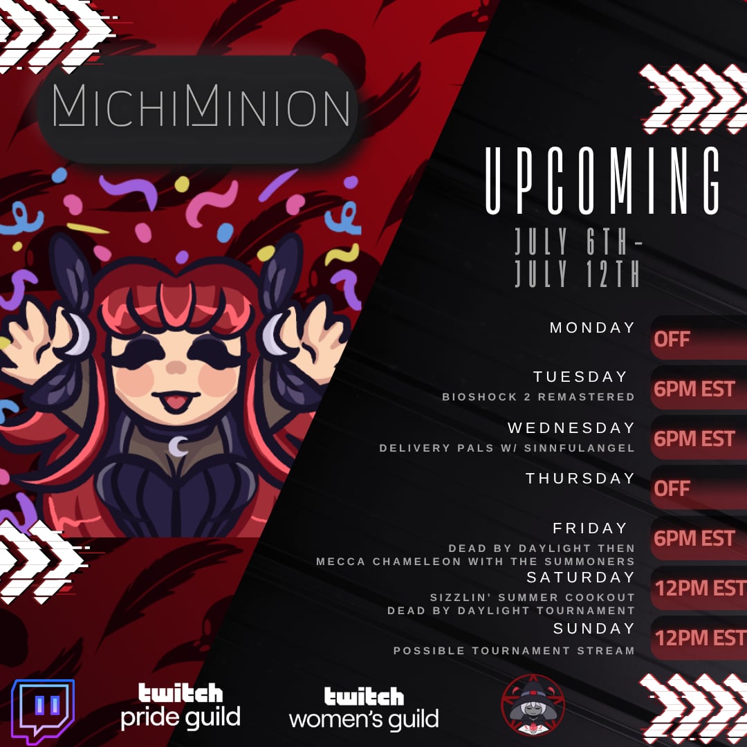 Schedule for this week! | Lowlight