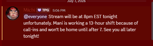 Quick update about tonight's stream! | Lowlight
